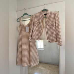 NWT Evangeline Dress Size 2 w/ Anne Taylor Jacket Dupe Size 2